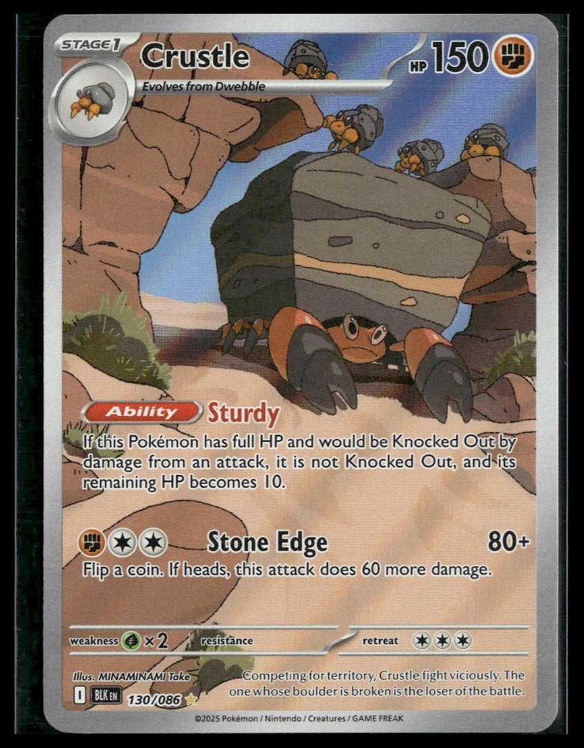 Crustle #130/086 Black Bolt NM