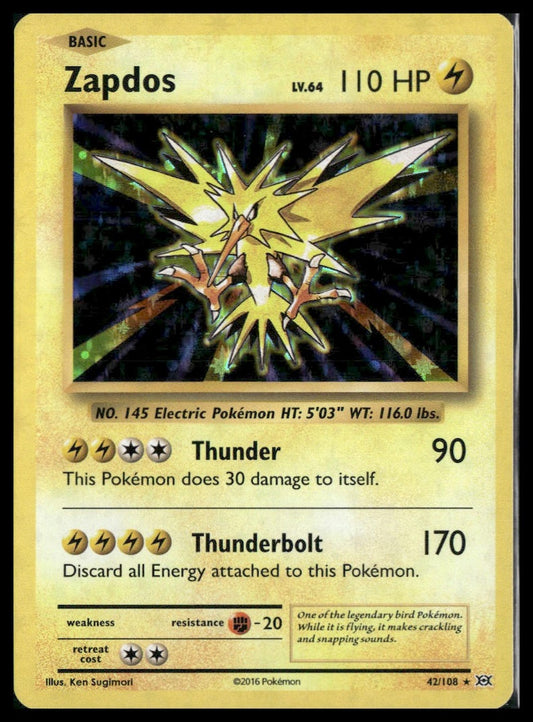 Zapdos #42/108 XY - Evolutions NM