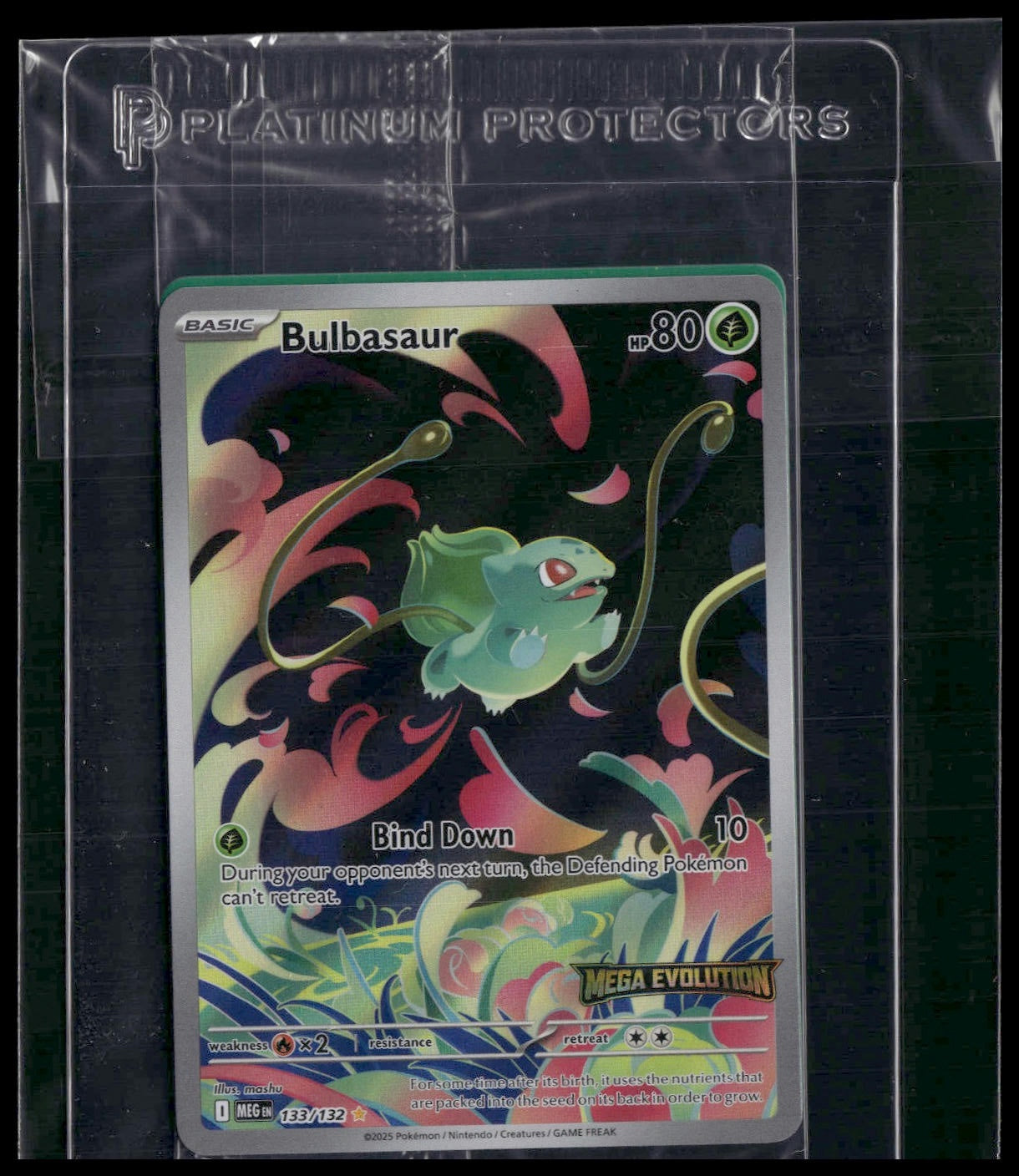 Bulbasaur #133/132 SEALED Mega Evolution Promo NM