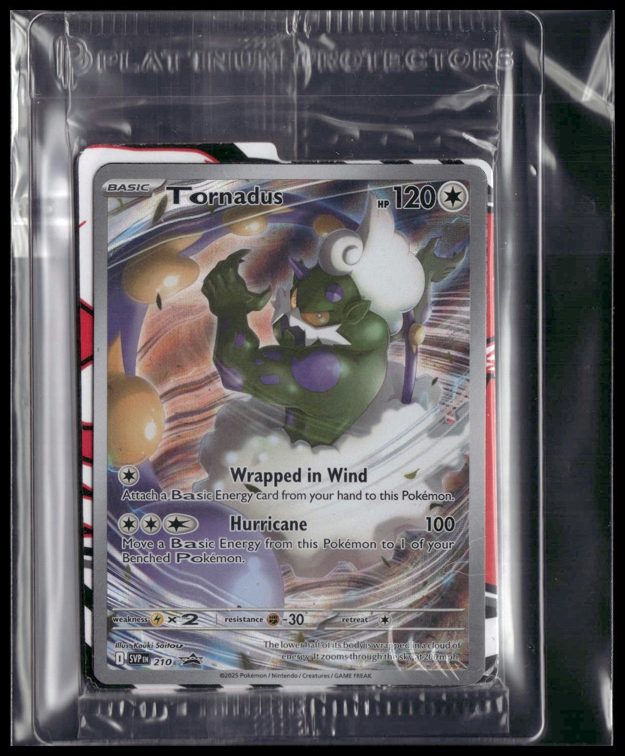 Tornadus #210 SEALED White Flare ETB Promo NM