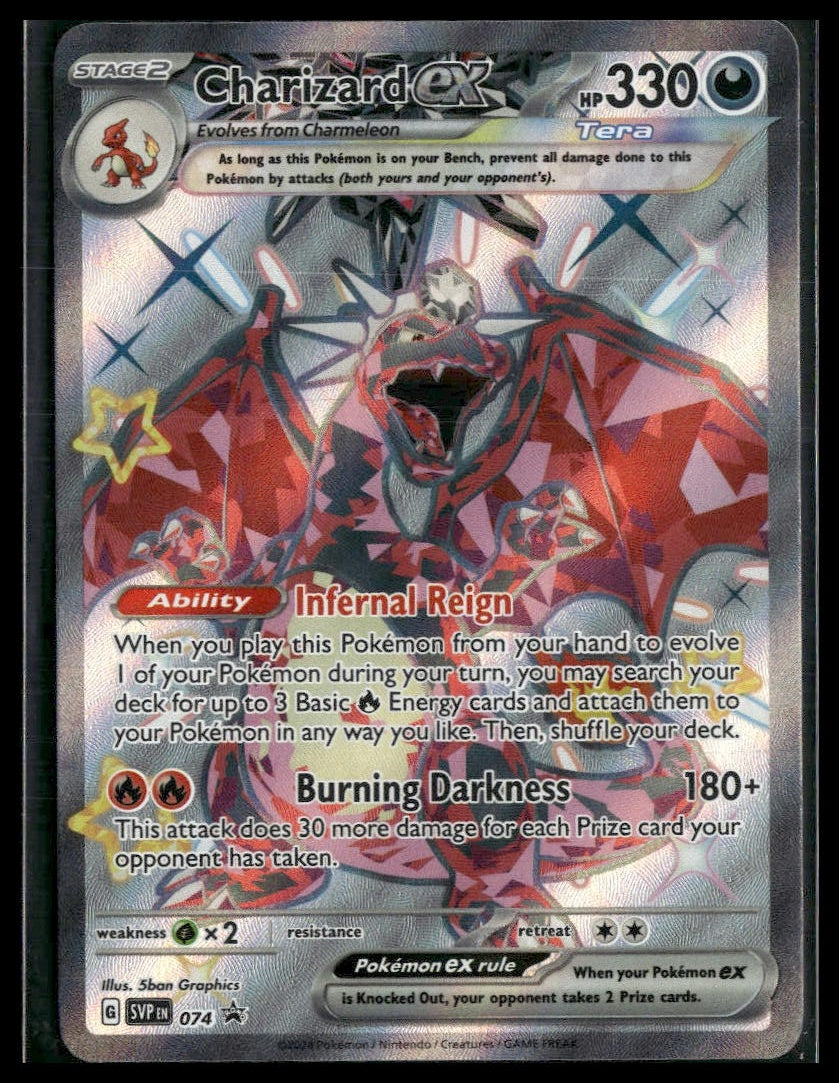 Charizard ex #074 Paldean Fates Promo NM