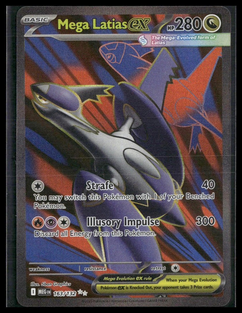 Mega Latias ex #163/132 Mega Evolution NM