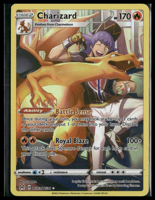 Charizard #TG03/TG30 Lost Origin Trainer Gallery NM