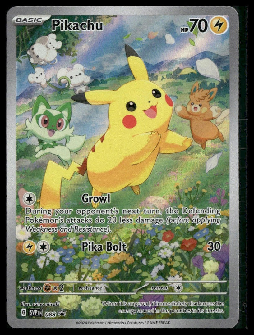 Pikachu #088 Paldean Adventure Chest Promo VLP