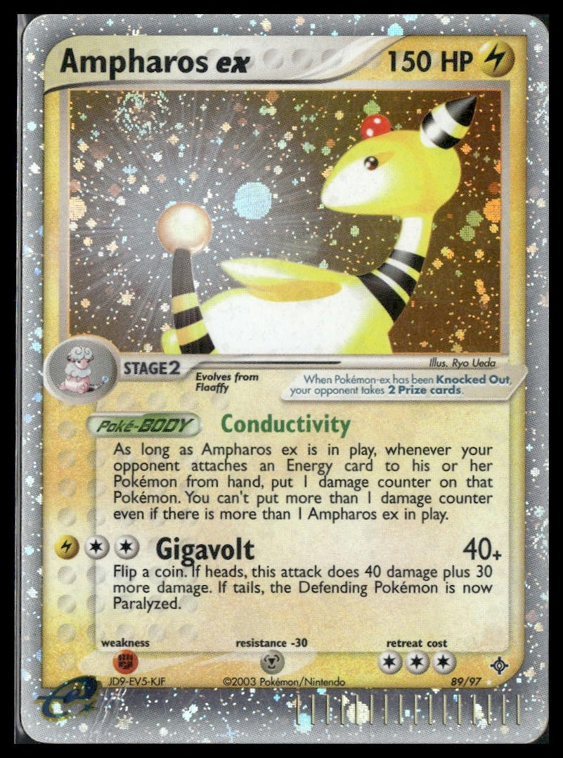 Ampharos ex #89/97 Dragon MP
