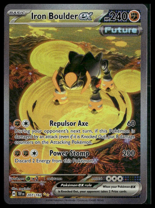 Iron Boulder ex #207/162 Temporal Forces NM