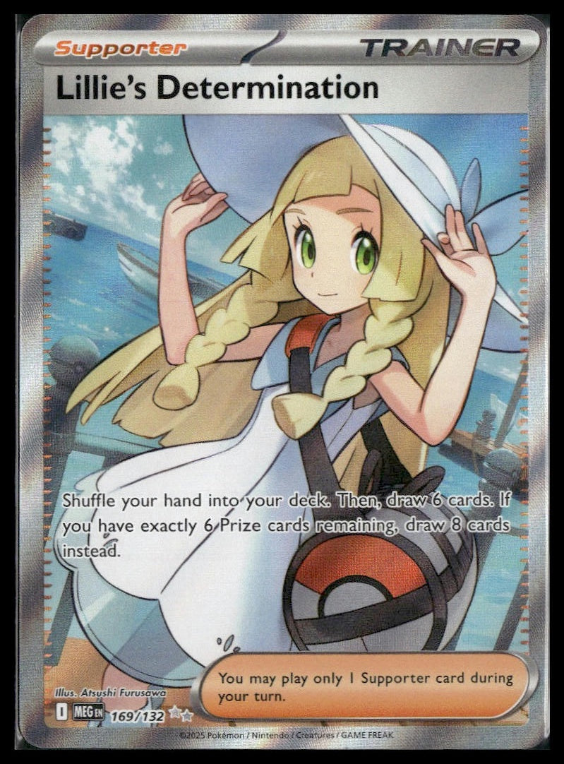 Lillie's Determination #169/132 Mega Evolution NM