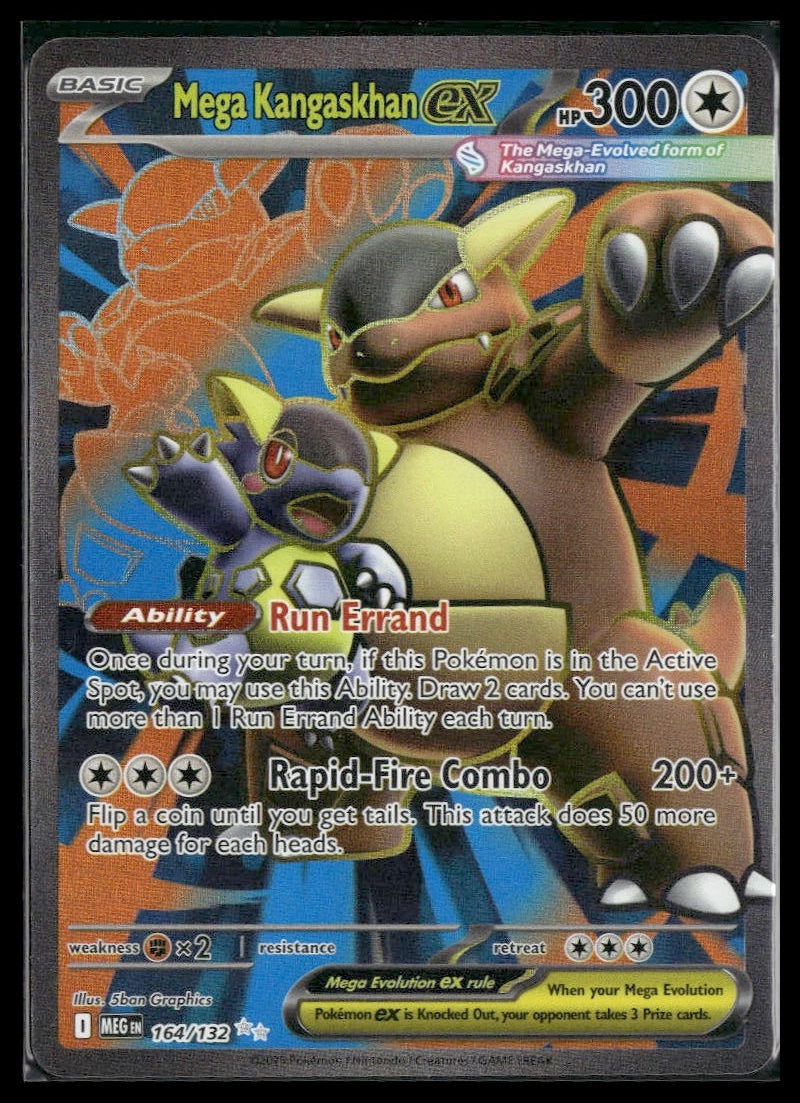 Mega Kangaskhan EX #164/132 Mega Evolution NM