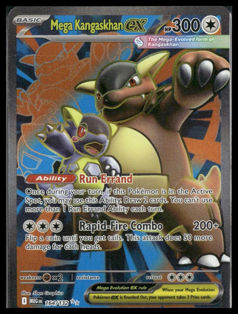 Mega Kangaskhan ex #164/132 Mega Evolution NM