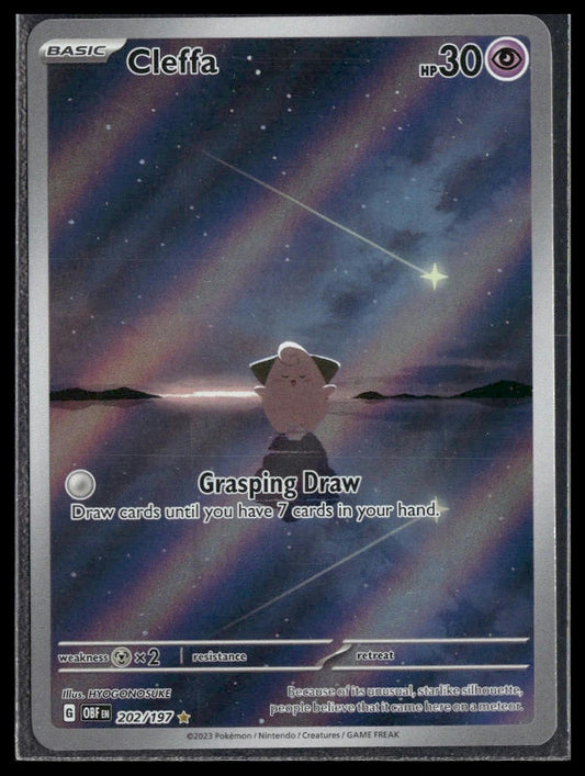 Cleffa #202/197 Obsidian Flames NM