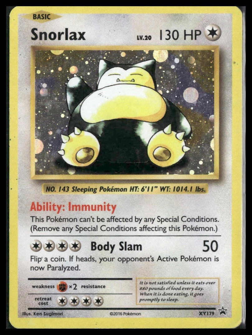 Snorlax #XY179 XY Promos MP
