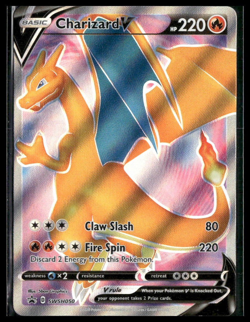 Charizard V #SWSH050 Sword & Shield Promo Cards NM
