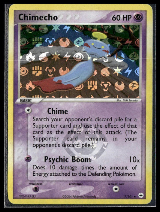 Chimecho #17/101 Reverse Holo Miki Tanaka Hidden Legends LP