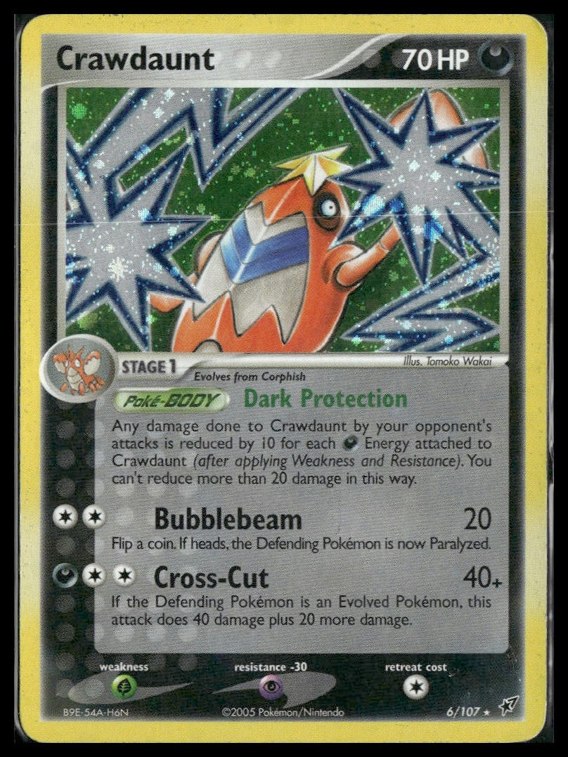 Crawdaunt #6/107 Deoxys MP