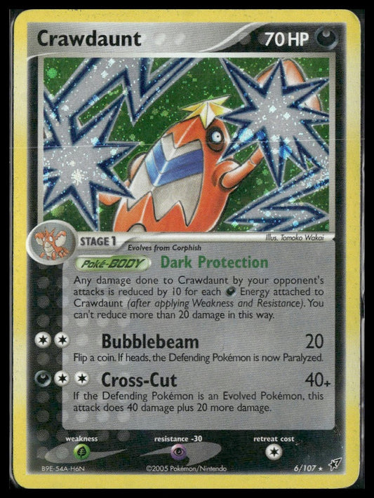 Crawdaunt #6/107 Deoxys MP
