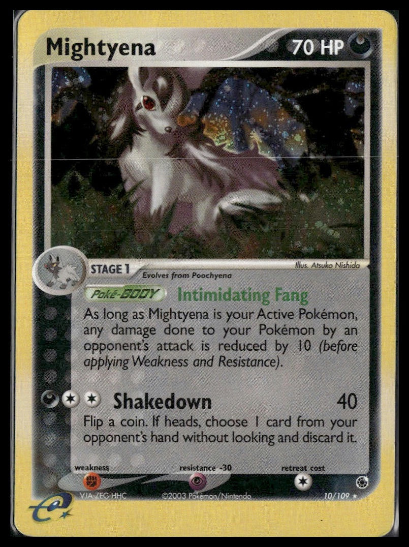 Mightyena #10/109 Ruby and Sapphire MP