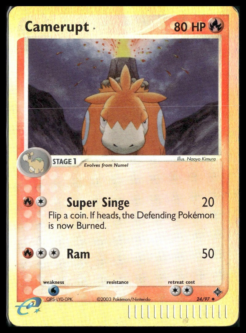 Camerupt #24/97 Reverse Holo Dragon LP