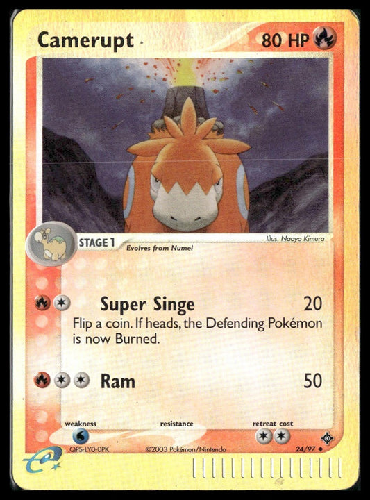 Camerupt #24/97 Reverse Holo Dragon LP