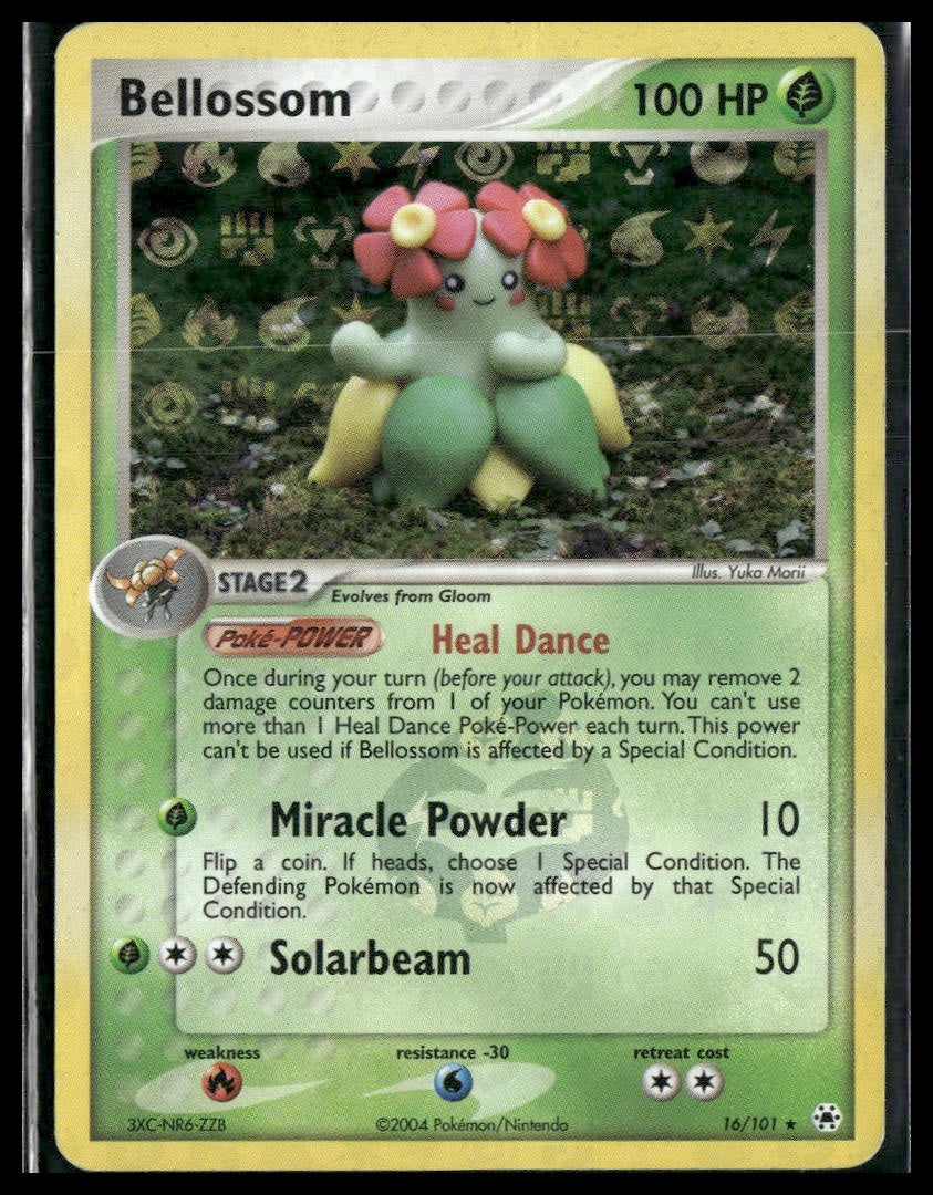 Bellossom #16/101 Yuka Morii Reverse Holo Hidden Legends LP