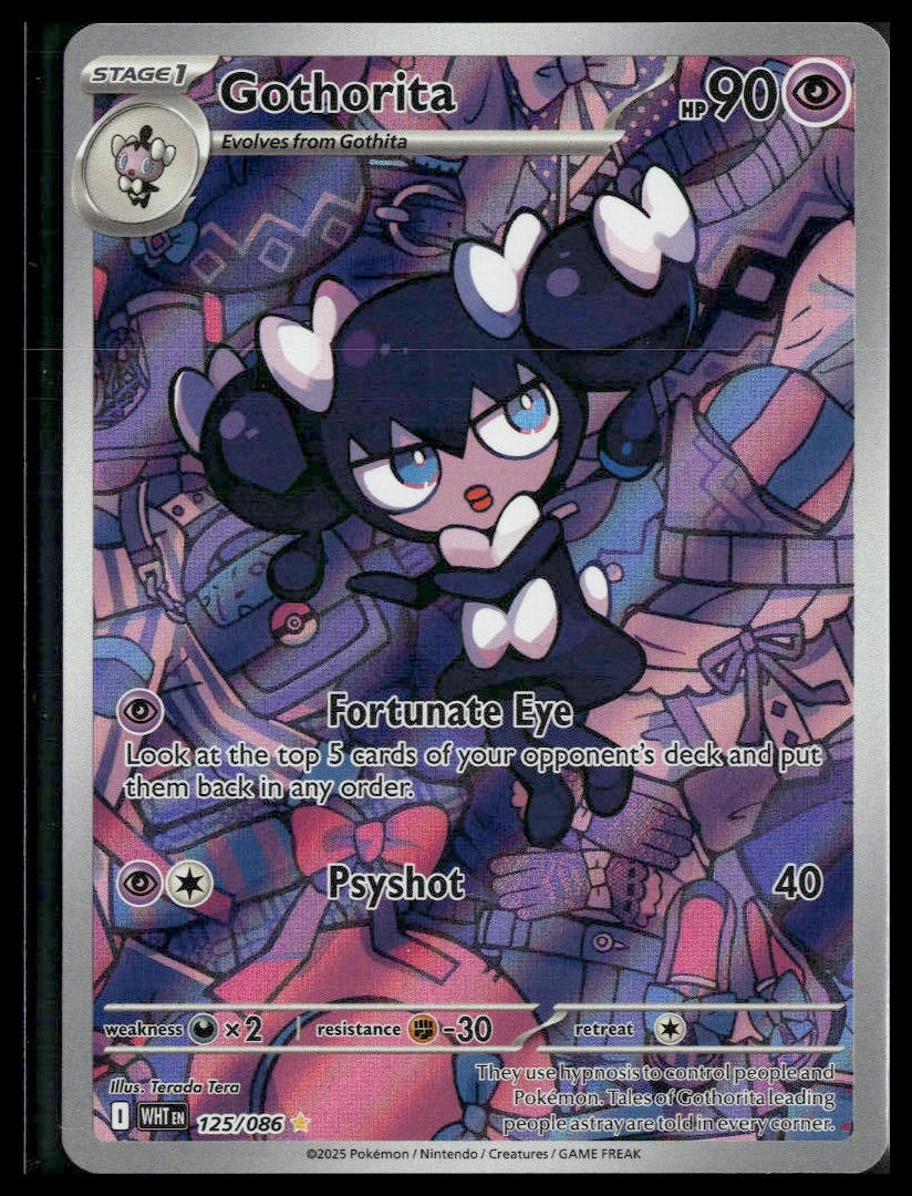 Gothorita #125/086 White Flare NM