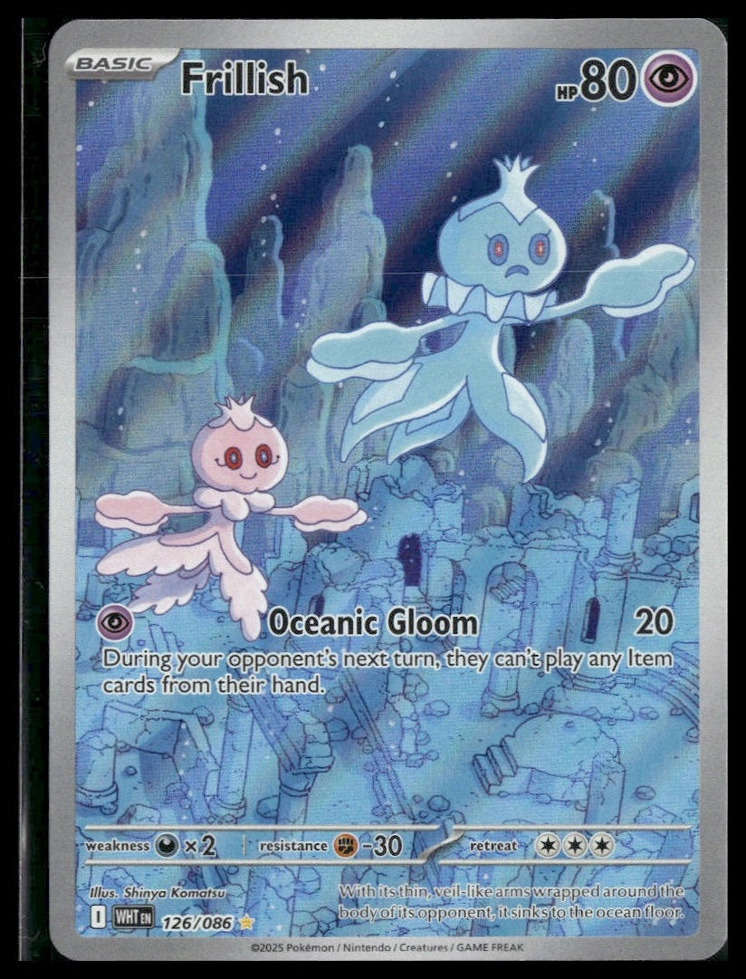 Frillish #126/086 White Flare NM