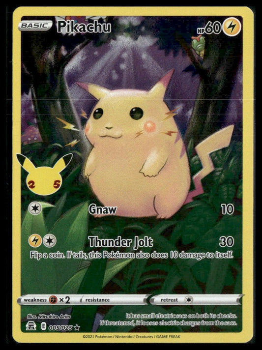 Pikachu #005/025 Celebrations NM