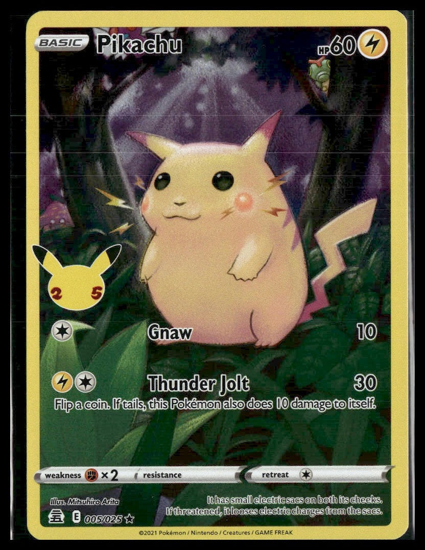 Pikachu #005/025 Celebrations VLP