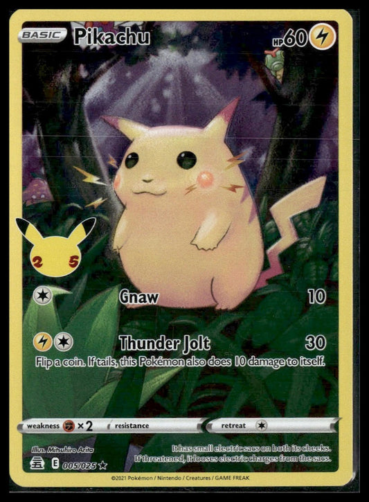 Pikachu #005/025 Celebrations LP