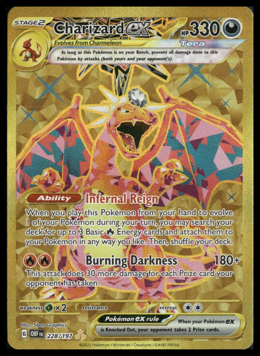 Charizard ex #228/197 Obsidian Flames NM
