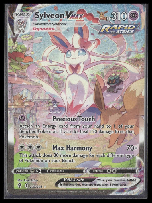 Sylveon VMAX (Alt Art) #212/203 Evolving Skies NM