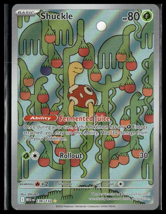 Shuckle #136/132 Mega Evolution NM