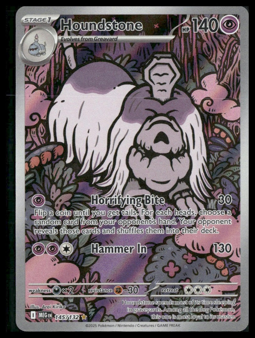 Houndstone #145/132 Mega Evolution NM