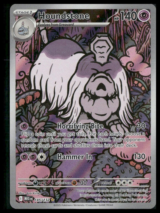 Houndstone #145/132 Mega Evolution NM