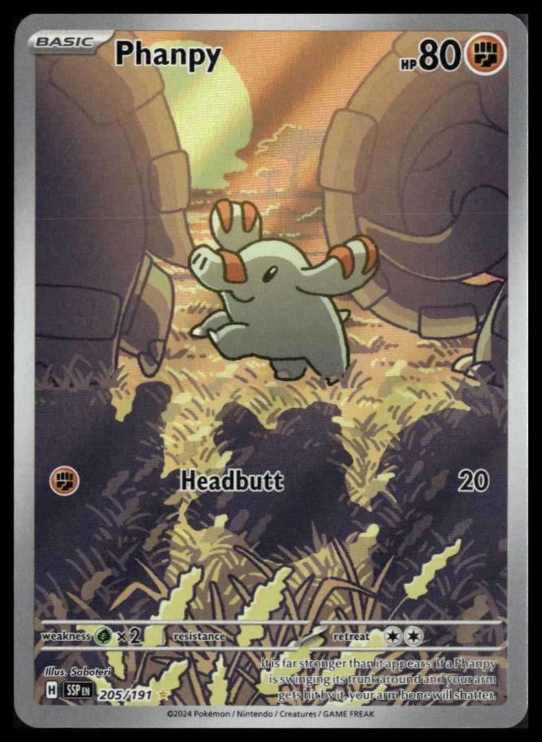 Phanpy #205/191 Surging Sparks NM