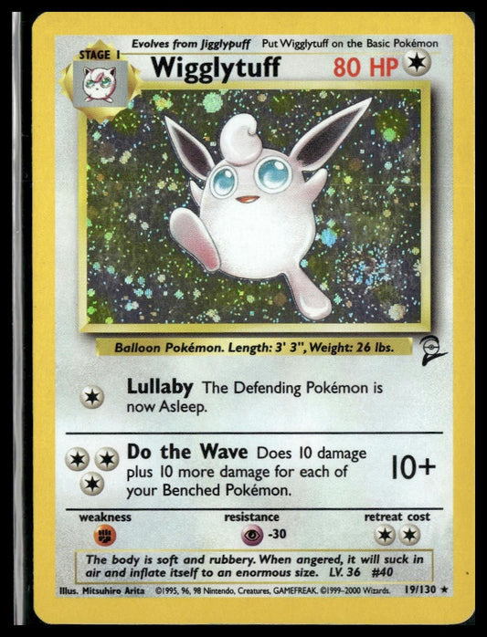 Wigglytuff #019/130 Base Set 2 LP