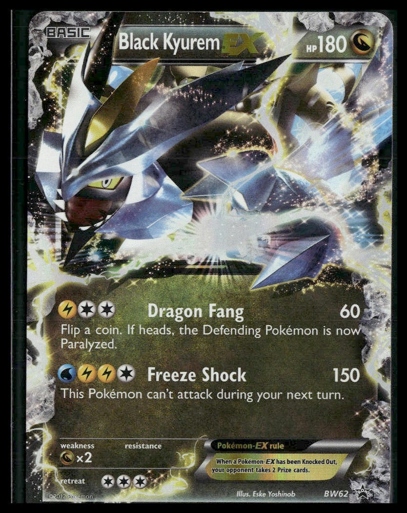 Black Kyurem EX #BW62 Black and White Promos LP