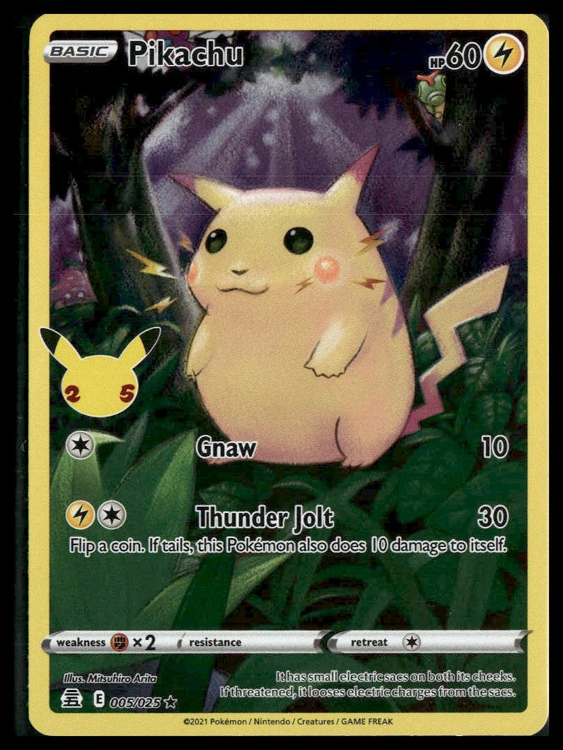 Pikachu #005/025 Celebrations NM