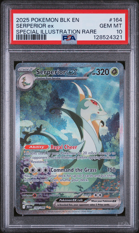 PSA 10 Serperior ex #164 Black Bolt
