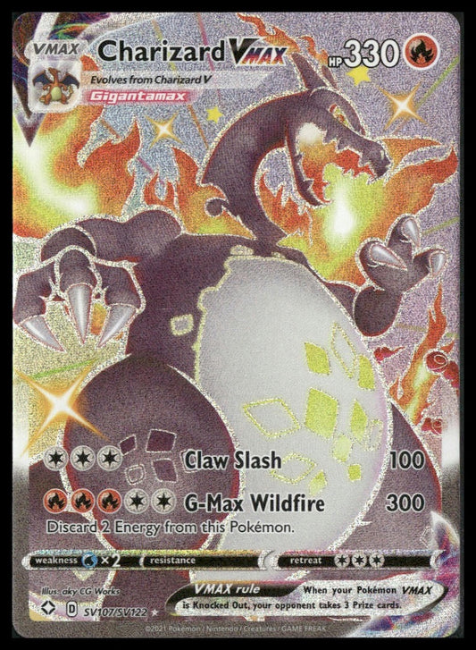 Charizard VMAX #SV107/SV122 Shining Fates: Shiny Vault NM