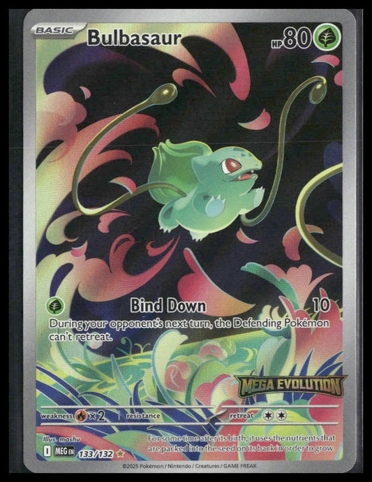 Bulbasaur #133/132 STAMP Mega Evolution NM