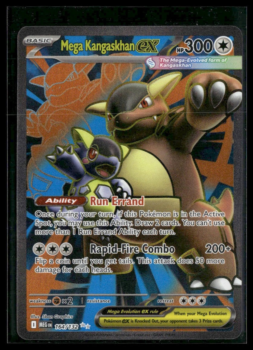Mega Kangaskhan ex #164/132 Mega Evolution NM