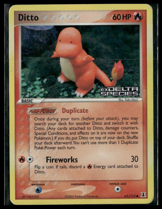 Ditto #061/113 Reverse Holo STAMP Delta Species HP
