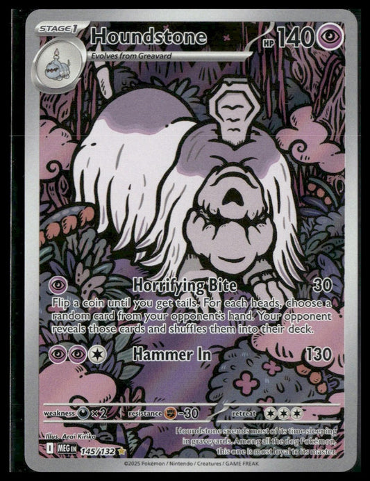 Houndstone #145/132 Mega Evolution NM