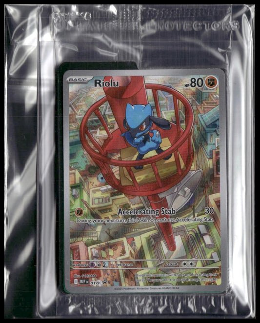 Riolu #010 SEALED Mega Evolution ETB Promo NM