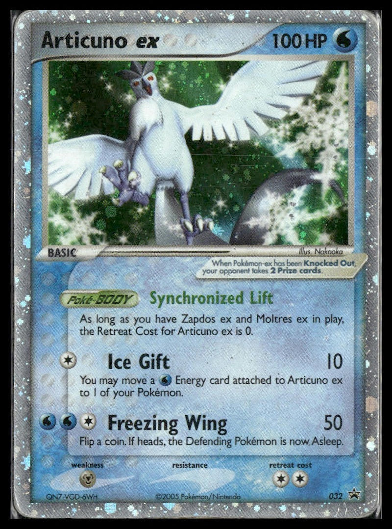 Articuno ex #032 Nintendo Promos HP