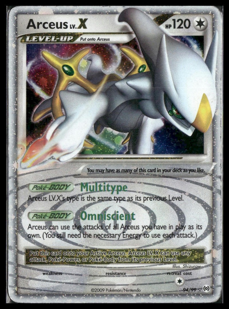 Arceus Lv.X #94/99 Arceus HP