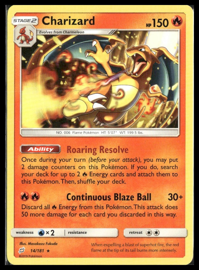 Charizard #14/181 SM - Team Up VLP