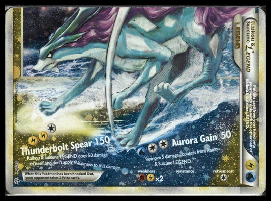 Raikou & Suicune Legend (Bottom) #93/95 Unleashed LP