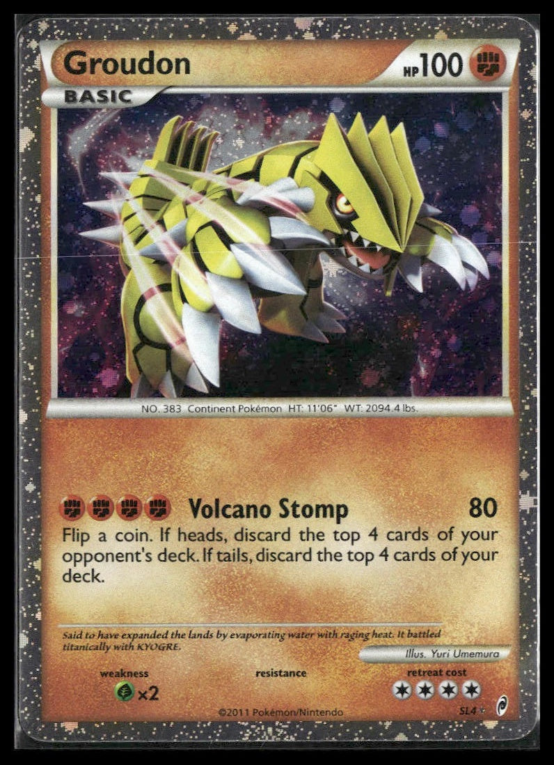 Groudon (Shiny) #SL4 Call of Legends LP