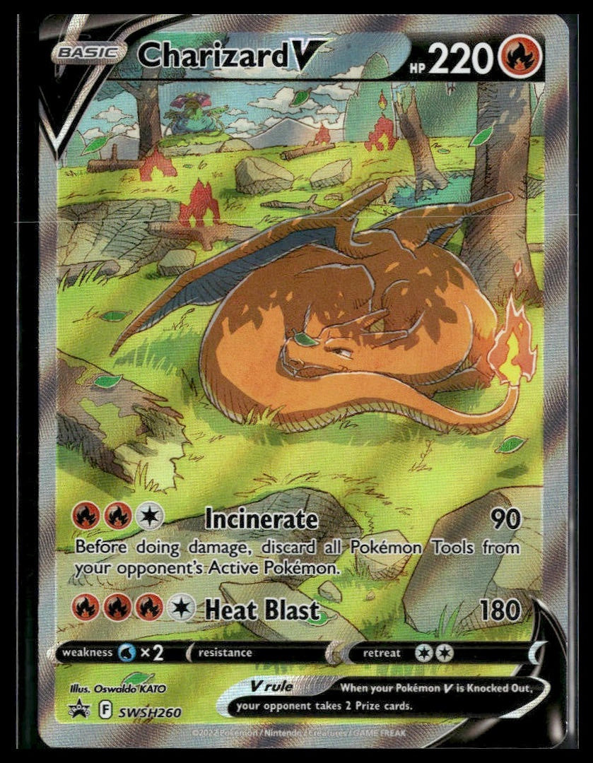 Charizard V #SWSH260 Sword & Shield Promo Cards NM